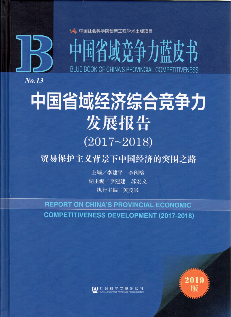 中国操逼网站中国省域经济综合竞争力发展报告（2017-2018）